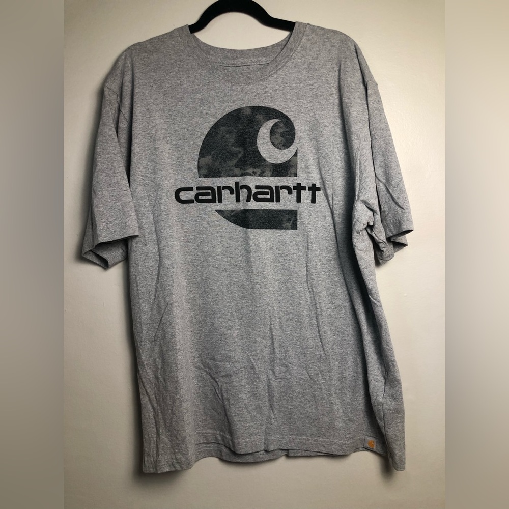 Large men’s Heather grey Carhartt t shirt. Perfect condition